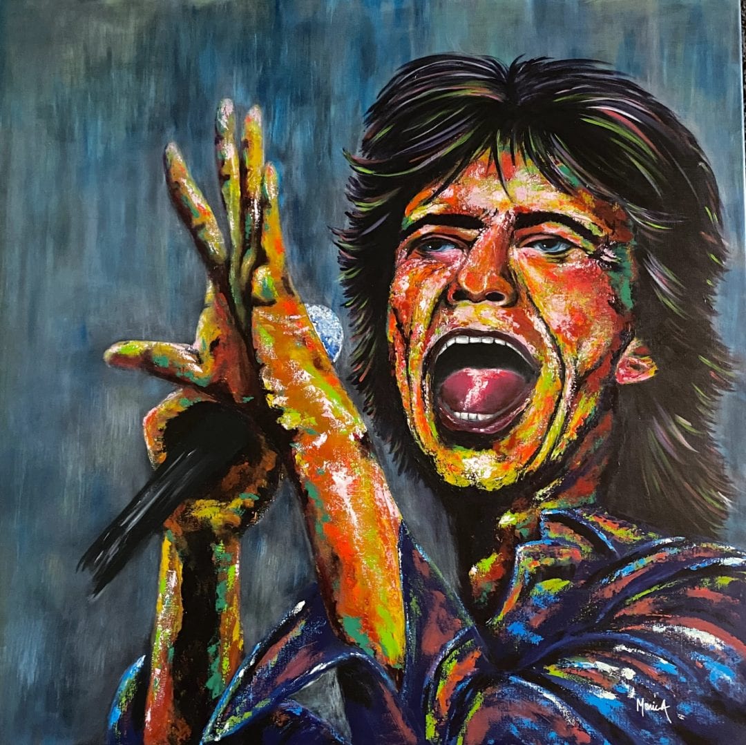 Mick Jagger av Monica Busch